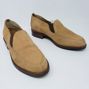 Ariat Tan Nubuck Leather Loafers Flats Womens 6.5